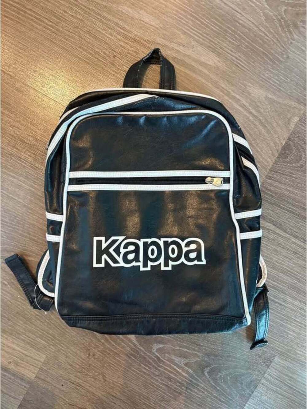 Vintage Y2K Kappa Black Backpack